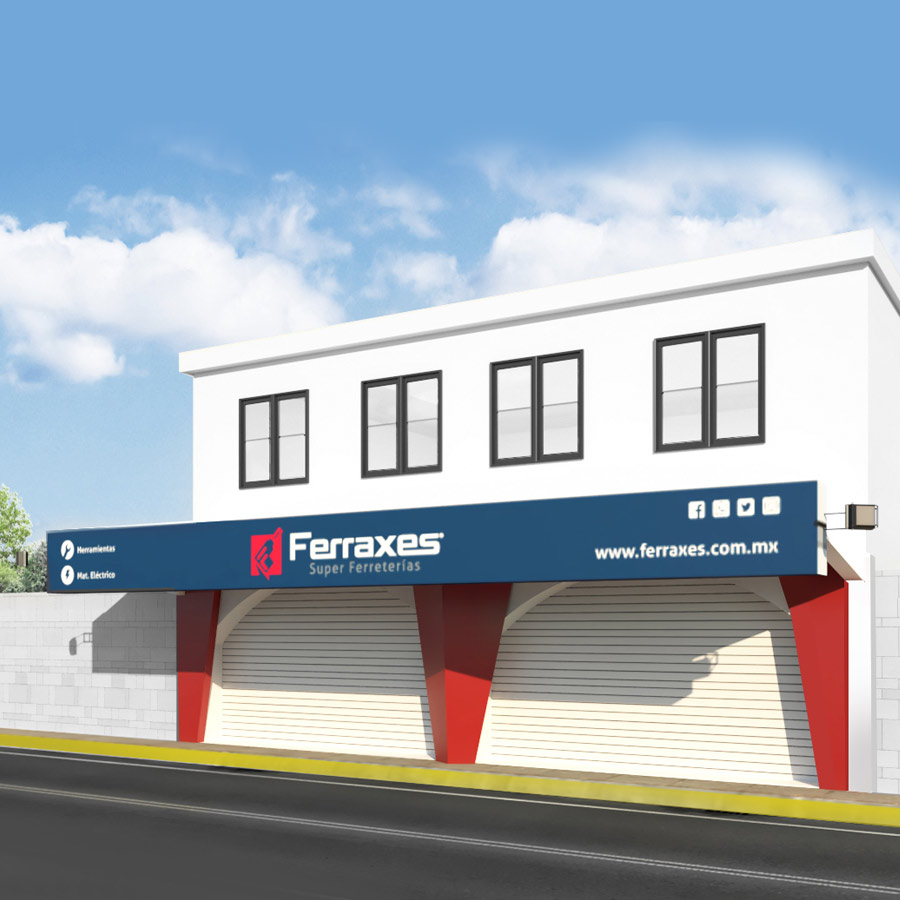 fachada-ferreteria Diseño Fachada Ferreteria